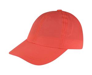 Regatta Boys & Girls Chevi Classic Baseball Cap Hat - Neon Peach