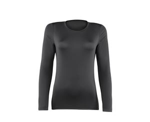 Rhino Womens/Ladies Sports Baselayer Long Sleeve (Black) - RW2829