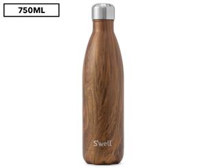 S'well Wood Collection 750mL Insulated Bottle - Teakwood