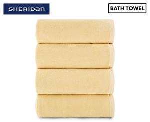 Sheridan Cotton Twist Bath Towel 4-Pack - Brulee