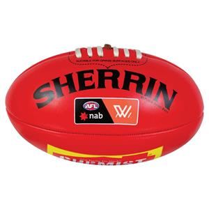 Sherrin AFL Mini Replica Game Ball Red 3