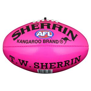 Sherrin Soft Touch Junior Australian Rules Ball Pink 8in