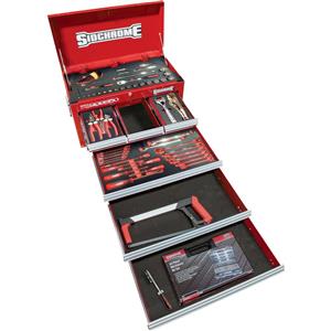 Sidchrome 123pc metric 6 drawer classic tool chest EXCLUSIVE