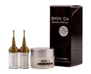 Skin O2 Peptide Eye Cream 15g & Platinum Eyelift Pack