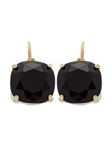 Small Square Leverback Earrings