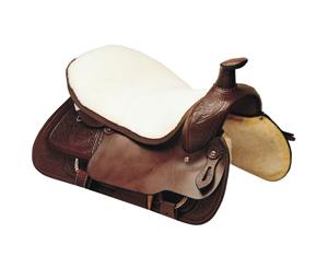 Stc Western Saddle Seat Saver - Cream