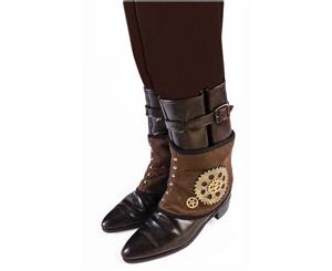 Steampunk Adult Spats Boot Tops