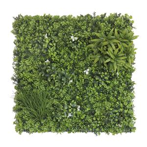 UN-REAL 100 x 100cm Luxury Artificial Hedge Tile - Tobria White