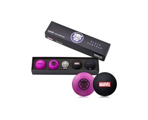 Volvik Marvel Golf Balls & Marker - 4 Pack Black Panther - Unisex