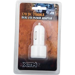 XTM Adaptor Dual USB 12V/24V 3.1A