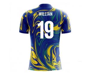 2018-19 Brazil Airo Concept Away Shirt (Willian 19)