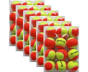 72 Meister S2 (Stage 2) Orange Spot Tennis Balls - Yellow