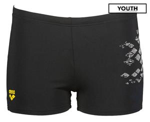 Arena Boys' Dongle Maxlife Swim Shorts - Black