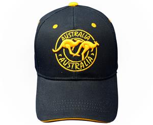 Australiana Caps - Kangaroos Blue Design