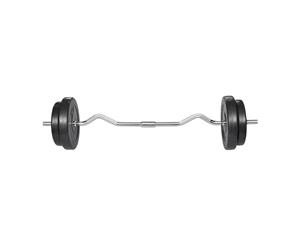 Barbell Weight Lifting Set 30kg Dumbbell Plate Gym Home Hand Exercise