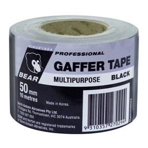 Bear 50mm x 10m Black Multipurpose Gaffer Tape