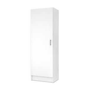 Bedford 600mm White Tall 1 Door High Moisture Resistant Slimline Cabinet