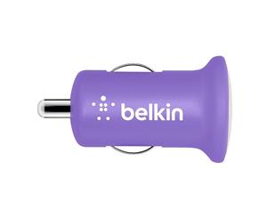 Belkin MIXIT Purple Car Charger USB Port 2.1 AMP