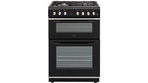 Belling 600mm Dual Fuel Double Oven Freestanding Cooker with Gas Cooktop