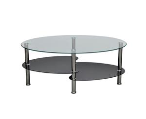 Coffee Table with Exclusive Design Black Office Side Console Furniture