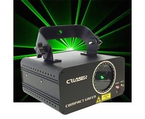 Compact Green 100mW Laser Disco Light Auto Sound DMX Control come with Remote
