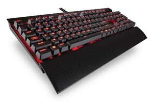Corsair Gaming K70 LUX (CH-9101021-NA) Cherry MX BLUE With Red LED Full Mechanical Keyboard