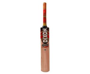 Dixon Kashmir Willow Full Size Cricket Bat - Green/Red