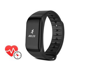 F1 Smart Bracelet Fitness Tracker - Black
