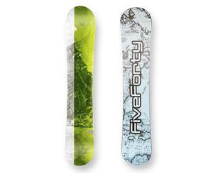 Five Forty Snowboard Beach Camber Sidewall 155cm - Green