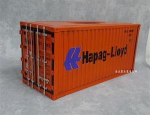 Handmade Wrought Iron Antique Container Tissue Box - ORANGE HAPAG