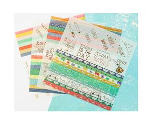 Julie Nutting Planner Washi Stickers 4/Pkg-