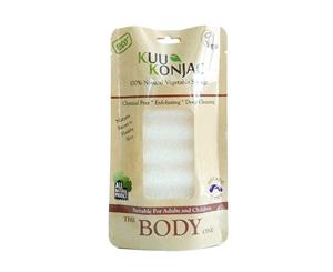 KUU Konjac 6 Wave Body Sponge - for all skin Types