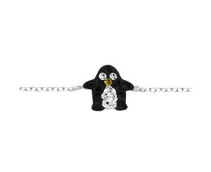 Kids Silver Penguin Bracelet