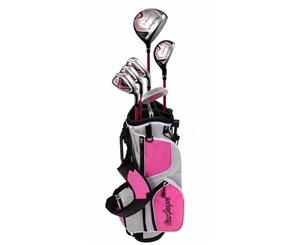 MacGregor Tourney II Junior Golf Clubs Package Set for Girls Ages 9-12 Left Hand