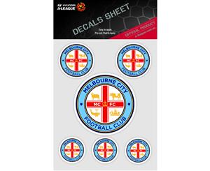 Melbourne City A-League 4WD Car Bike 7 Decal Sticker Sheet