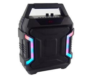 Rechargeable Bluetooth Speaker with LED and Microphone Input