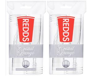 Redds Cups Recyclable Disposable Champagne Flutes 175ml x 16 glasses