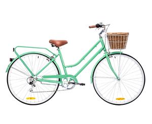Reid Vintage LITE Bike Lightweight Alloy Frame Retro BICYCLE Shimano 7 - Speed - Mint Green
