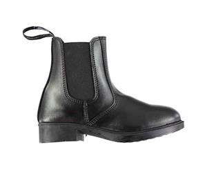 Requisite Kids Aspen Boots Shoes Footwear - Black Elasticated Panels Everyday - Black