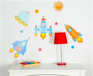 Rockets & Spaceships Wall Decal
