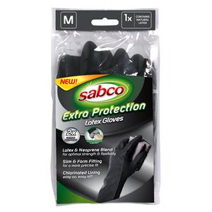 Sabco Medium Extra Protection Latex Gloves - 1 Pair