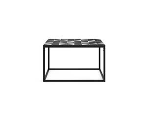 Teton Outdoor Coffee Table in Black and White Colour Cement Tile