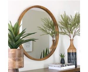 Tina Mirror | Solid Wood | 100cm | Dark Wood