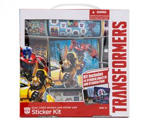 Transformers 1000+ Stickers & Sticker Pad Set
