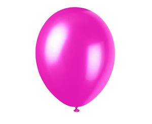 Unique Party 12 Inch Pearlised Latex Balloons (Pack Of 8) (Misty Rose) - SG7767