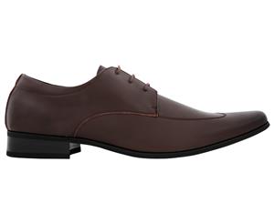 Winstonne Men's The Samuel Leather Dress Shoes - Brown