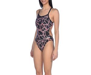 Womens Carbonics Pro Challenge Back One Piece Max Life Swimsuit Black Red