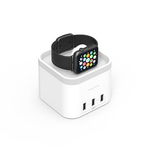 mbeat (MB-CHGR-C58W) Power Time Apple Watch Charging Dock with 3 Extra Smart Charging Ports