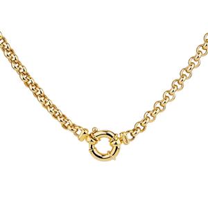 45cm (18") Hollow Belcher Chain in 10ct Yellow Gold