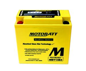 AGM Motobatt Quad Flex Battery Absorbed Glass Mat Technology MBT14B-4 12V